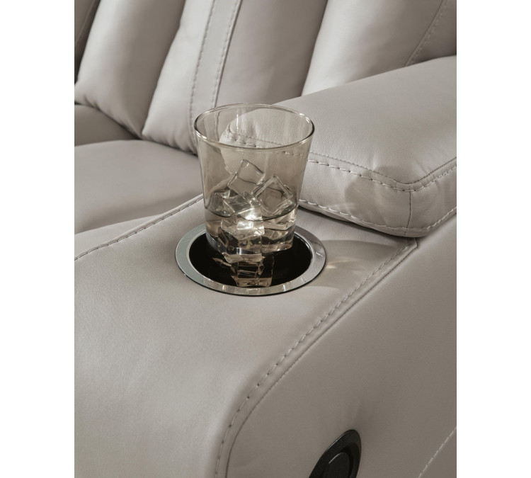Next Move Reclining Sofa with Drop Down Table - Coin