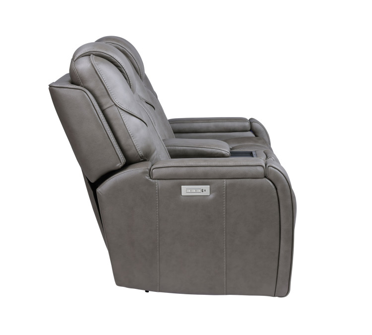 Daniel Triple Power Home Theater Immersive Entertainment Reclining Set, Leather
