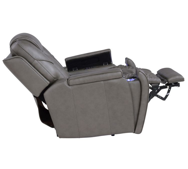 Daniel Triple Power Home Theater Immersive Entertainment Reclining Set, Leather