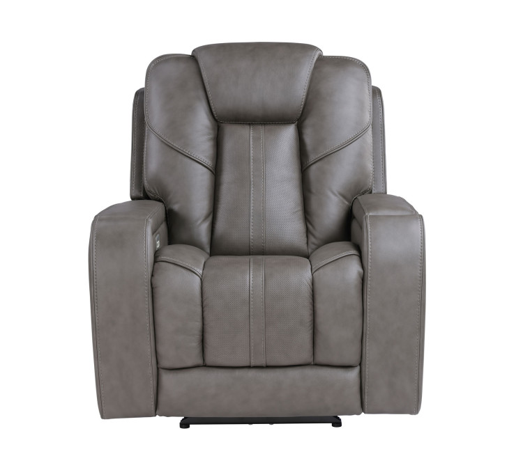 Daniel Triple Power Immersive Entertainment Leather Recliner with Built/in Speakers