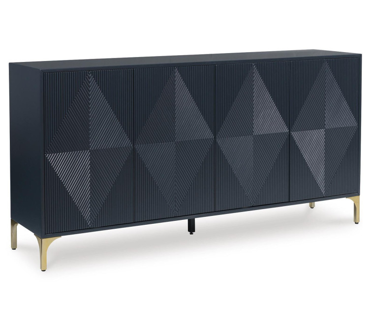 Loirwick Accent Cabinet - Dark Blue