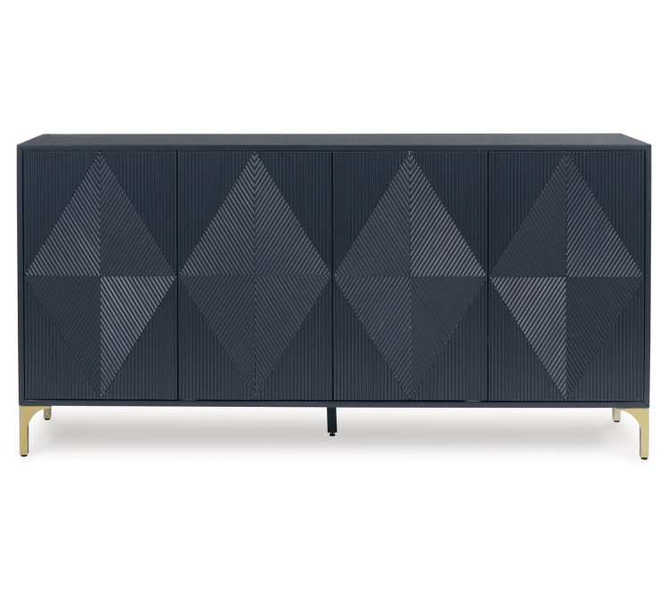 Loirwick Accent Cabinet - Dark Blue