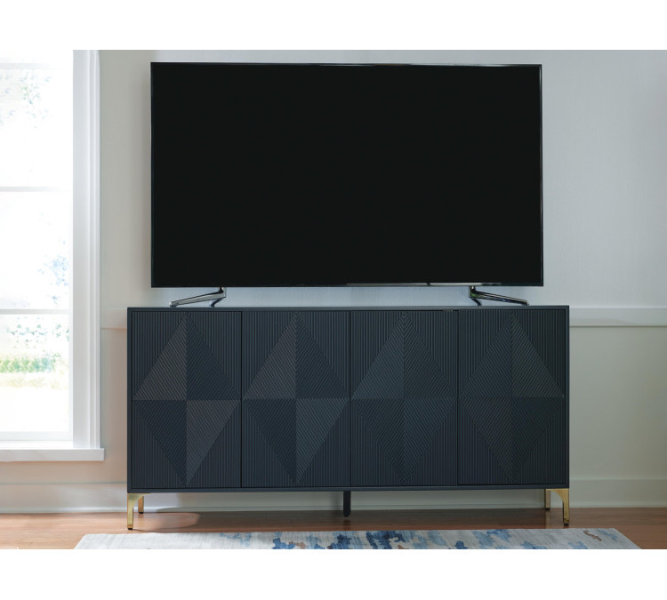 Loirwick Accent Cabinet - Dark Blue