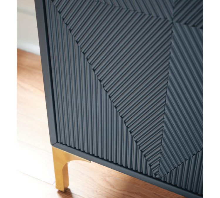 Loirwick Accent Cabinet - Dark Blue