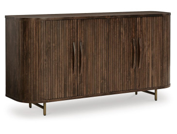 Amickly Accent Cabinet - Dark Brown