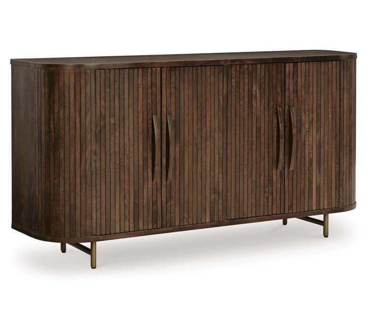 Amickly Accent Cabinet - Dark Brown