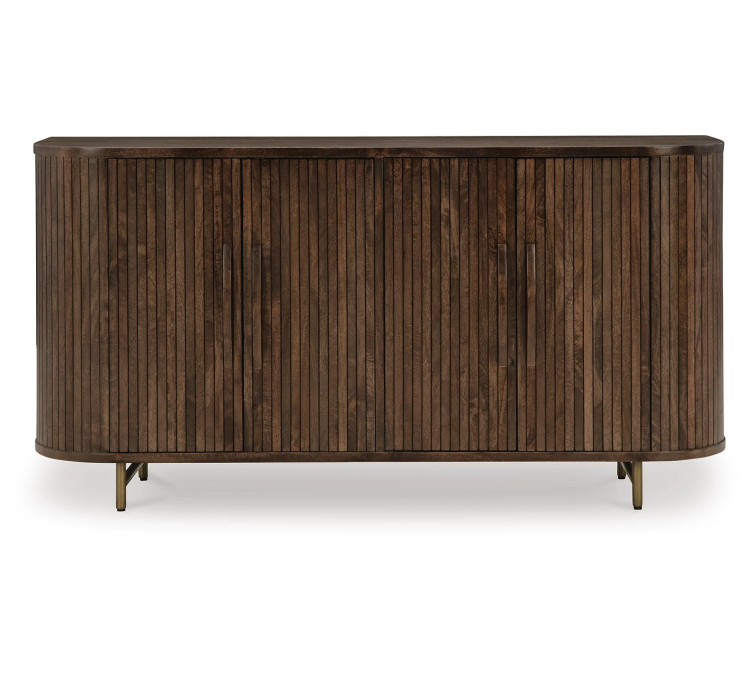 Amickly Accent Cabinet - Dark Brown