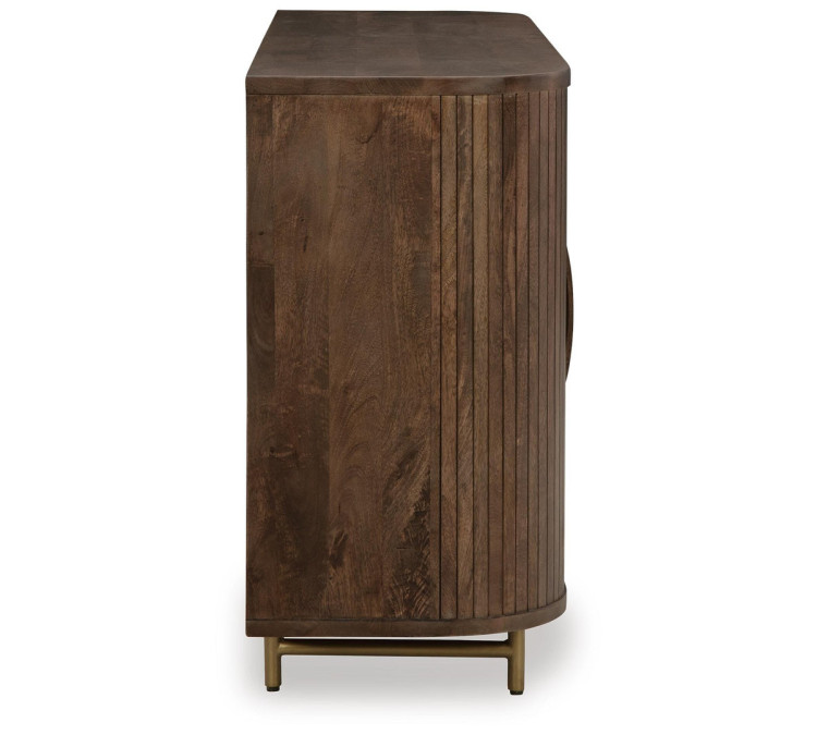 Amickly Accent Cabinet - Dark Brown