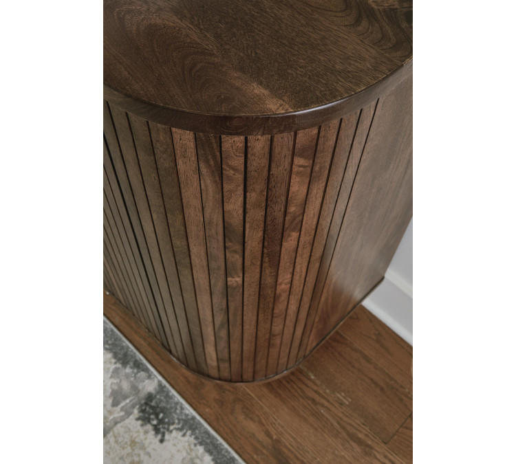 Amickly Accent Cabinet - Dark Brown