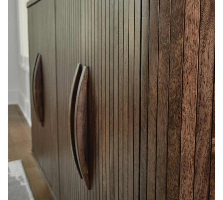Amickly Accent Cabinet - Dark Brown