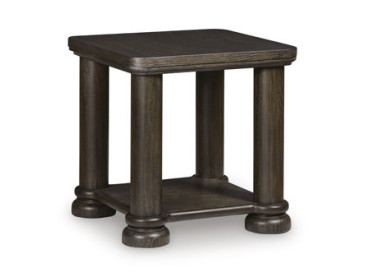Bannette End Table - Dark Brown