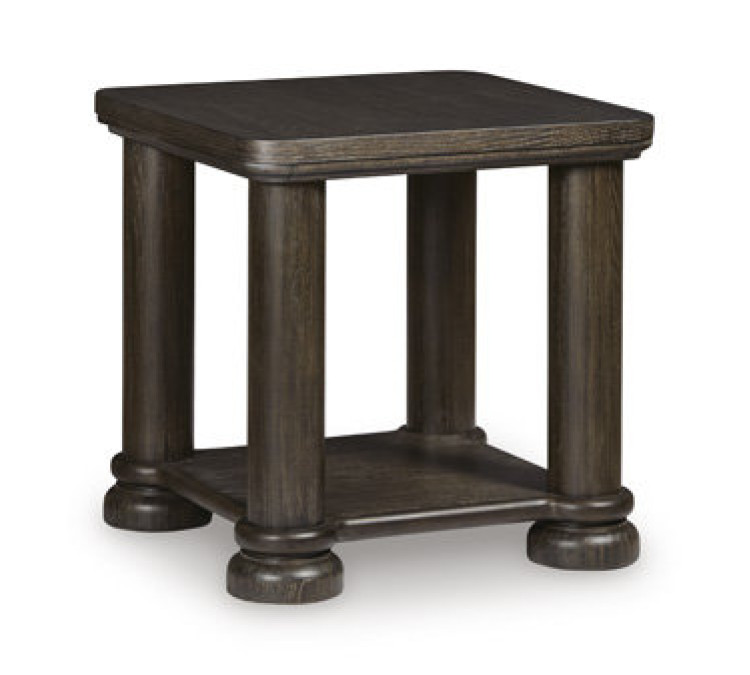 Bannette End Table - Dark Brown