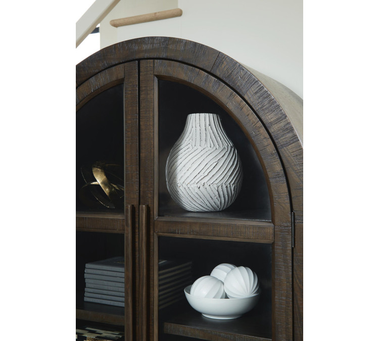 Benhall Accent Cabinet - Dark Brown