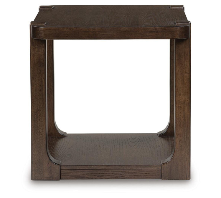 Breckington End Table - Dark Brown