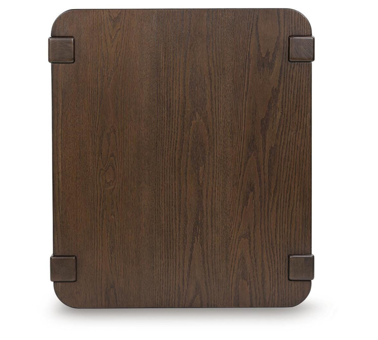 Breckington End Table - Dark Brown