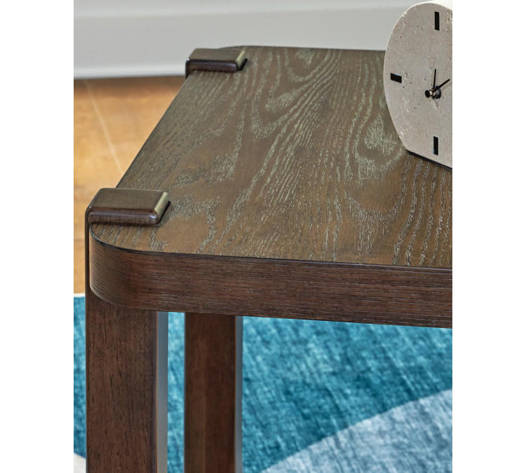 Breckington End Table - Dark Brown