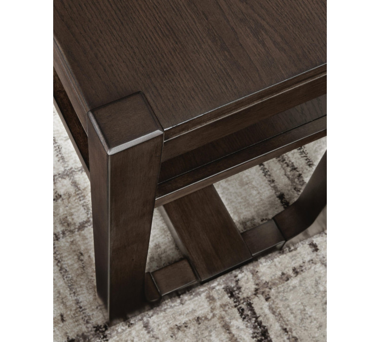 Breckington Sofa Table - Dark Brown