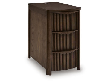 Camdill Chairside End Table - Dark Brown