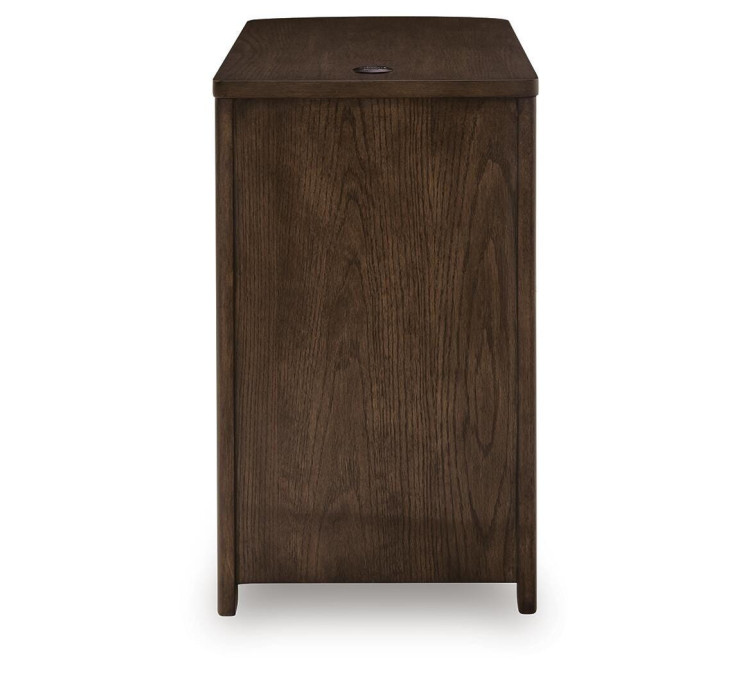 Camdill Chairside End Table - Dark Brown
