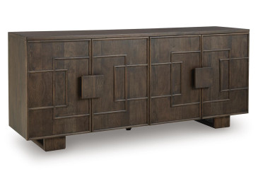 Cato Accent Cabinet - Dark Brown