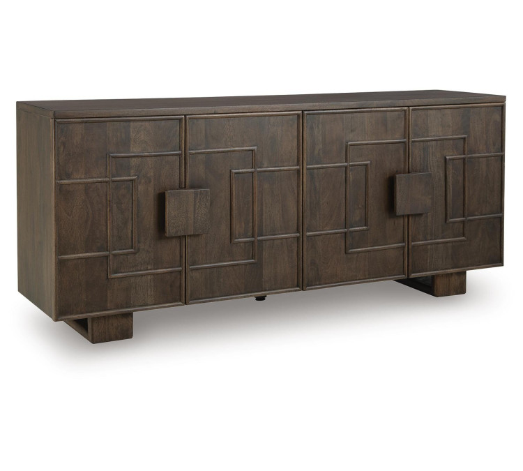 Cato Accent Cabinet - Dark Brown