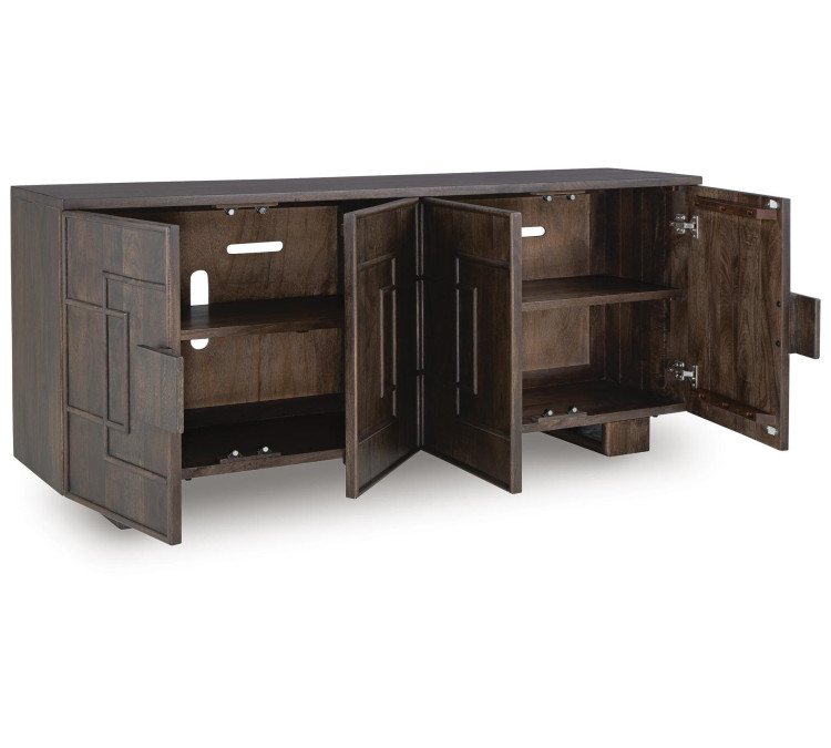 Cato Accent Cabinet - Dark Brown