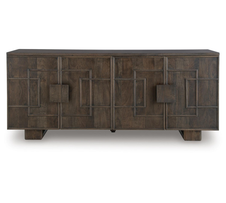 Cato Accent Cabinet - Dark Brown