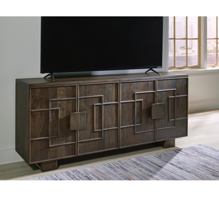 Cato Accent Cabinet - Dark Brown