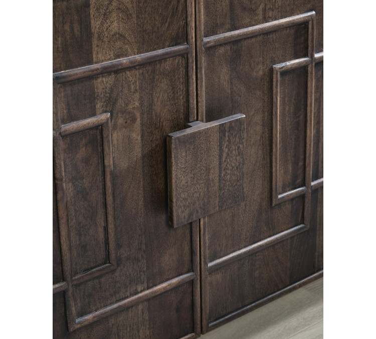 Cato Accent Cabinet - Dark Brown