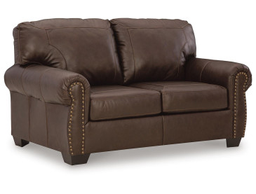 Colleton Loveseat - Dark Brown