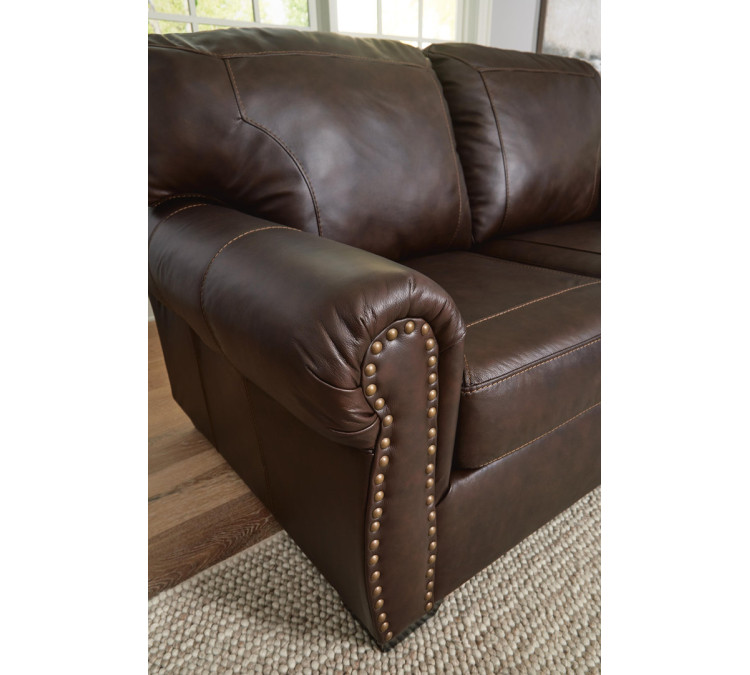 Colleton Loveseat - Dark Brown