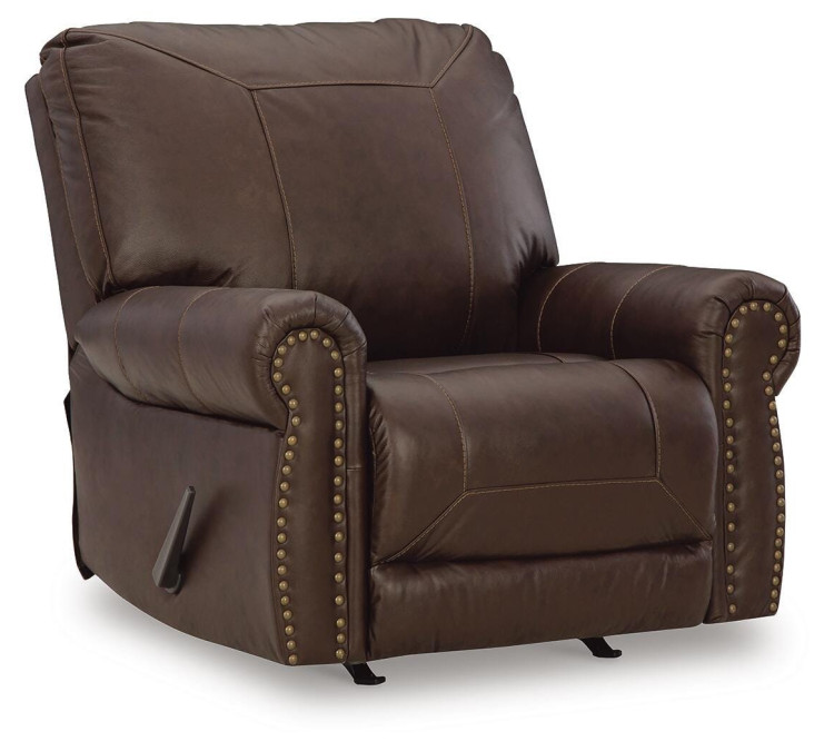 Colleton Sofa, Loveseat and Recliner - Dark Brown