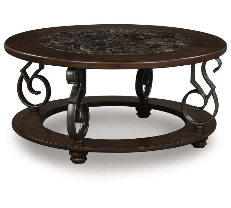 Frallyn Coffee Table - Dark Brown