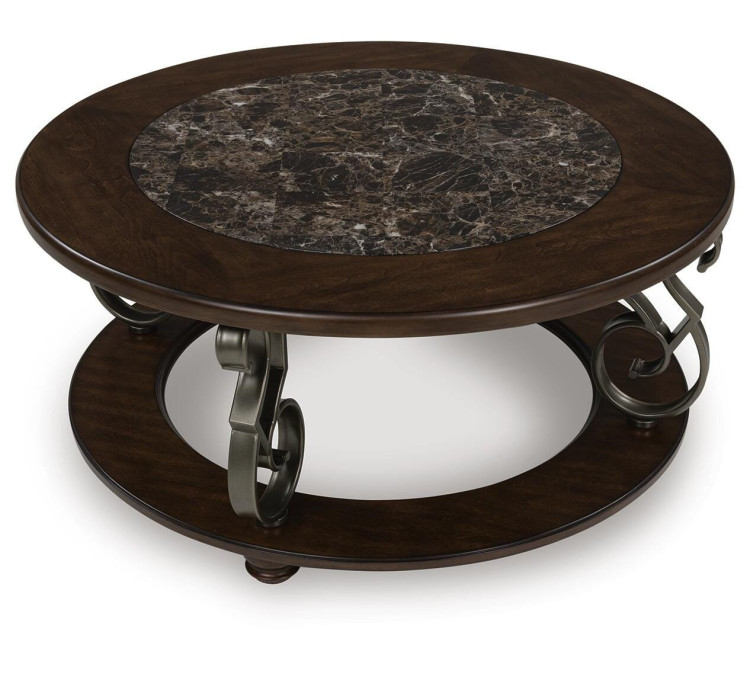 Frallyn Coffee Table - Dark Brown