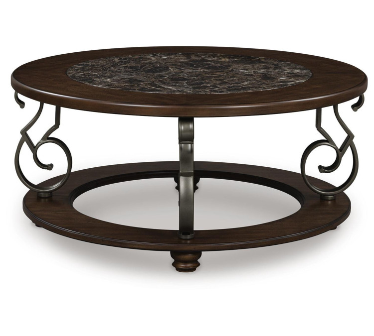 Frallyn Coffee Table - Dark Brown