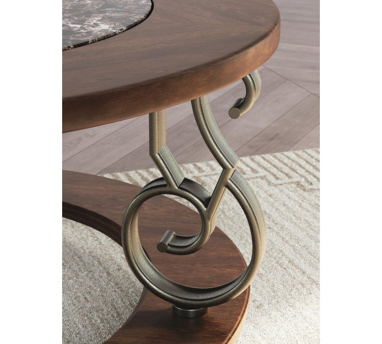 Frallyn Coffee Table - Dark Brown