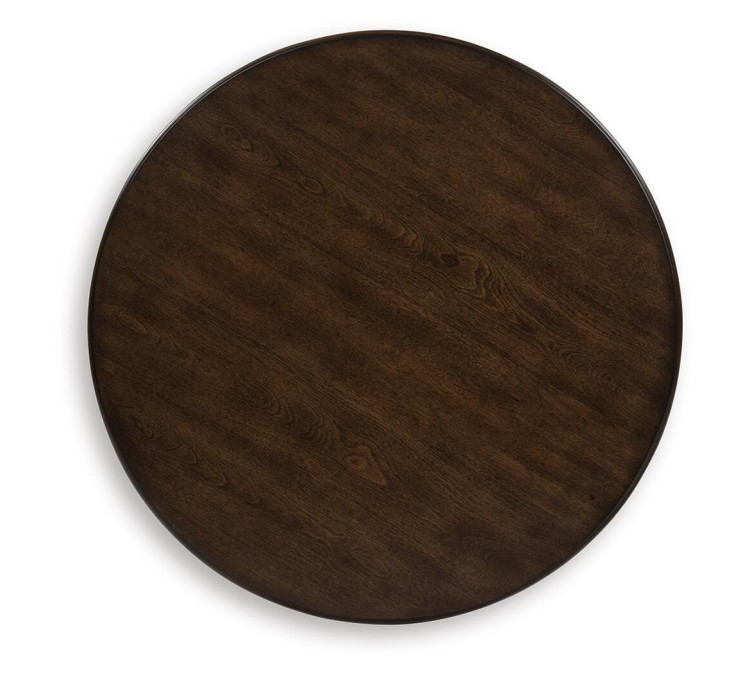 Frallyn End Table - Dark Brown