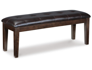 Haddigan Dining Bench - Dark Brown