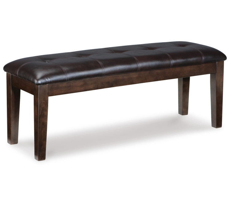 Haddigan Dining Bench - Dark Brown