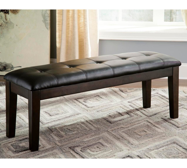 Haddigan Dining Bench - Dark Brown