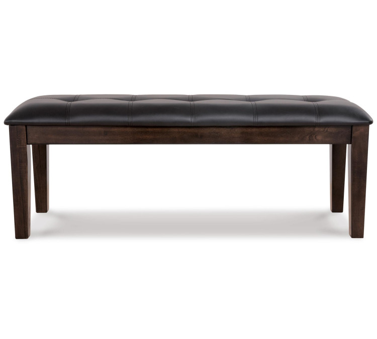 Haddigan Dining Bench - Dark Brown