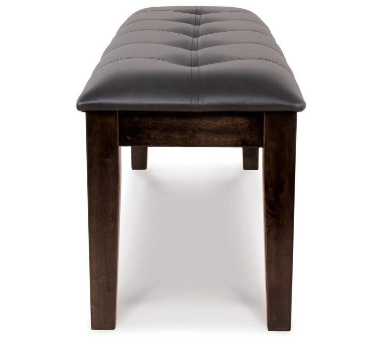 Haddigan Dining Bench - Dark Brown