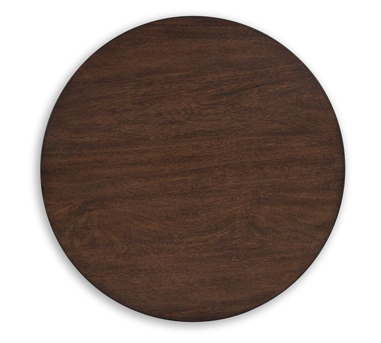 Korestone End Table - Dark Brown