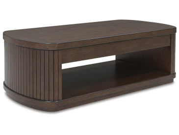 Korestone Lift-Top Coffee Table - Dark Brown