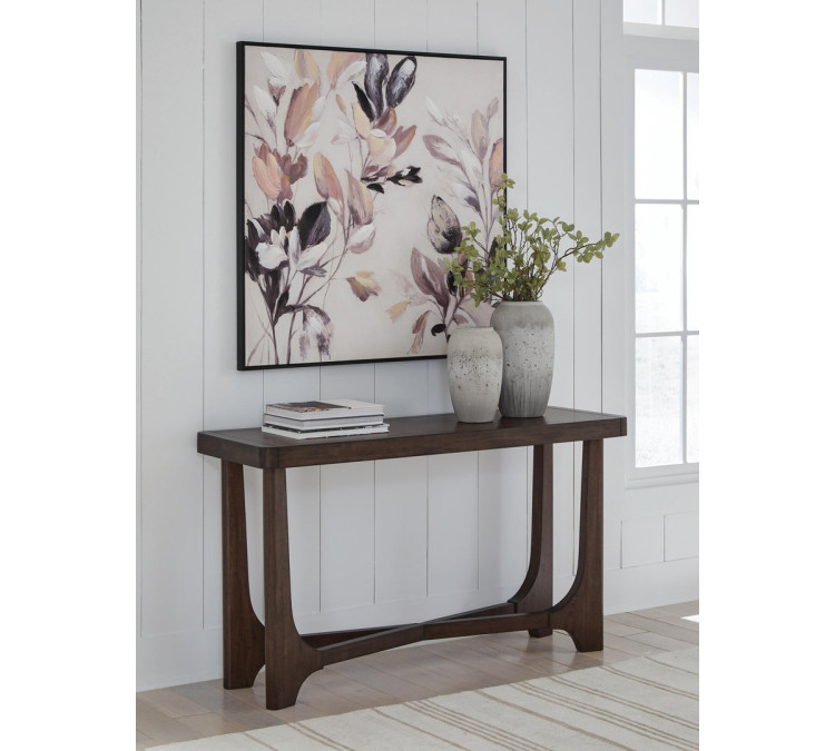 Korestone Sofa Table - Dark Brown