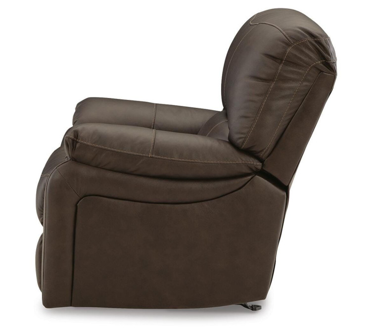 Leesworth Power Recliner - Dark Brown