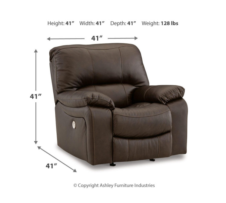 Leesworth Sofa, Loveseat and Recliner - Dark Brown