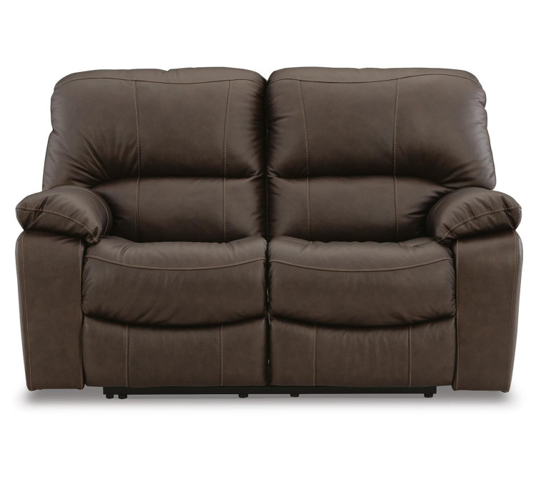 Leesworth Sofa, Loveseat and Recliner - Dark Brown