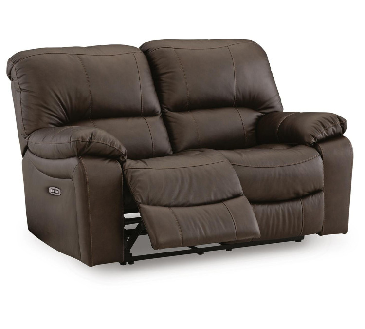 Leesworth Sofa, Loveseat and Recliner - Dark Brown