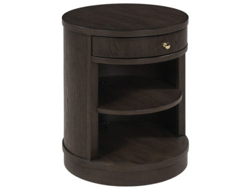 Leighmour Accent Table - Dark Brown